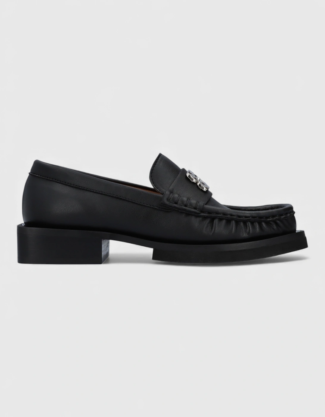 Butterfly Logo Loafers Black