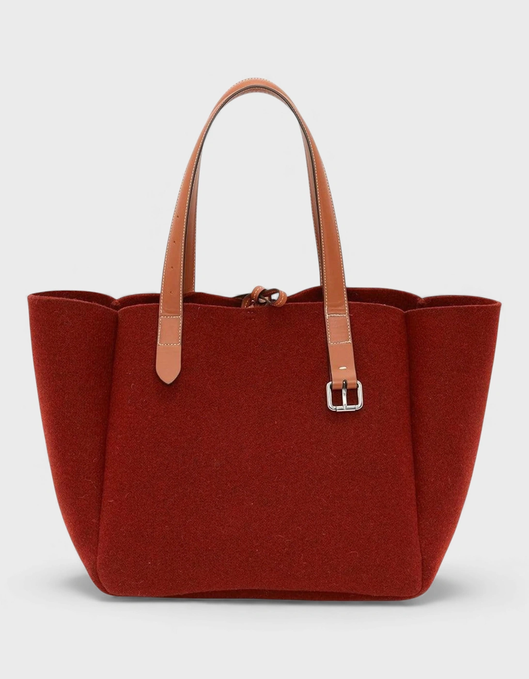 J.W. Anderson Belt Tote Bag Bordeaux Navy