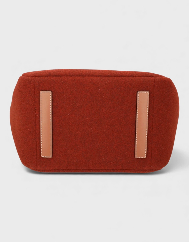 J.W. Anderson Belt Tote Bag Bordeaux Navy