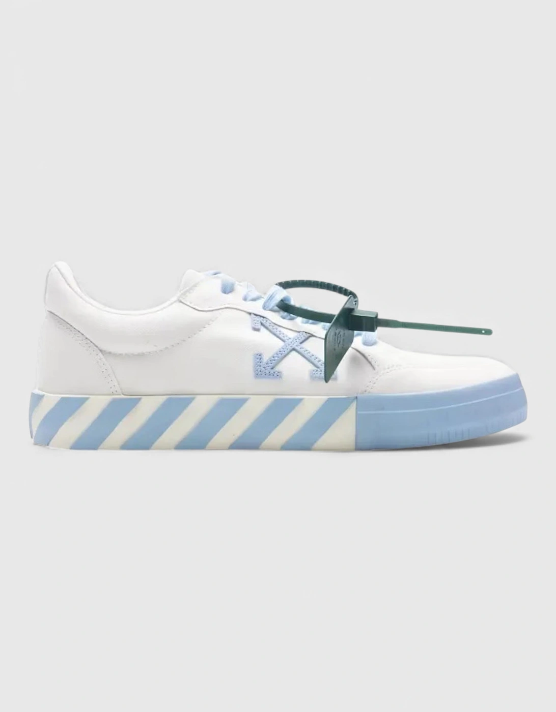 Vulcanized Canvas Low Sneakers Light Blue White, 7 of 6