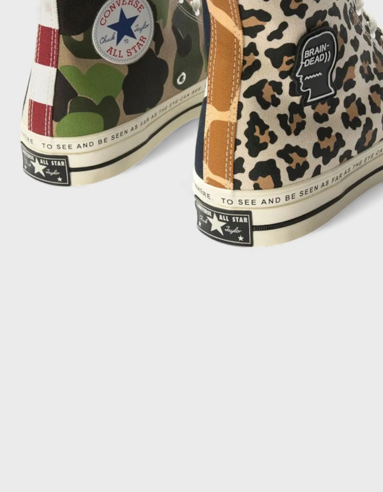 All Star 70 Hi Brain Dead Multi-Print