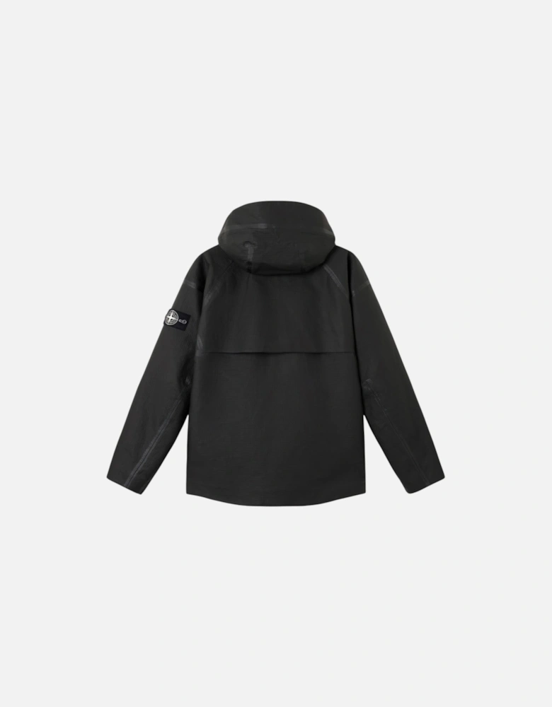 Ripstop Leather Hooded Parka PrimaLoft Special Edition Black Jacket