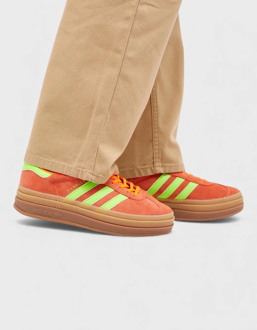 Originals Gazelle Bold Wmns Orange Solar Green