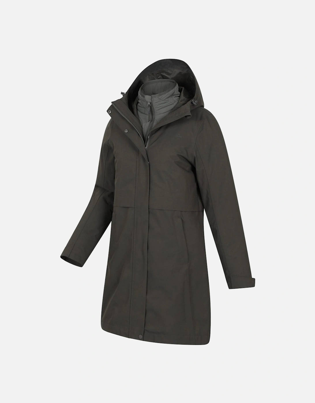 Womens/Ladies Luna 3 in 1 Long Waterproof Jacket