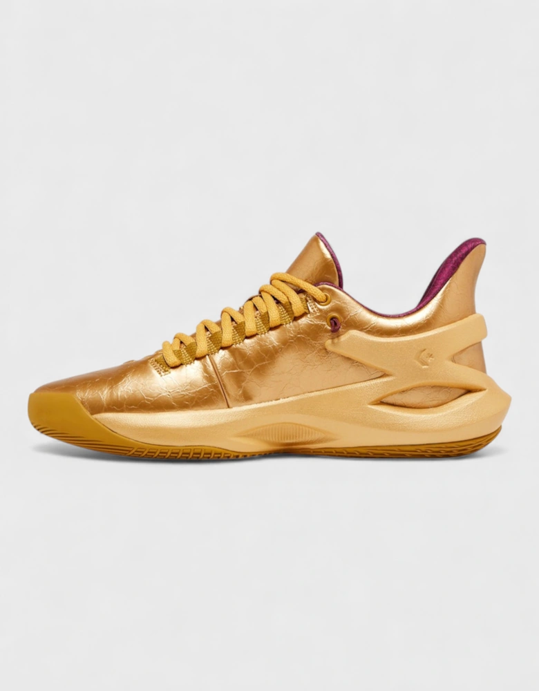 Converse x Willy Wonka All Star Basketball Golden Ticket Gold Sneakers