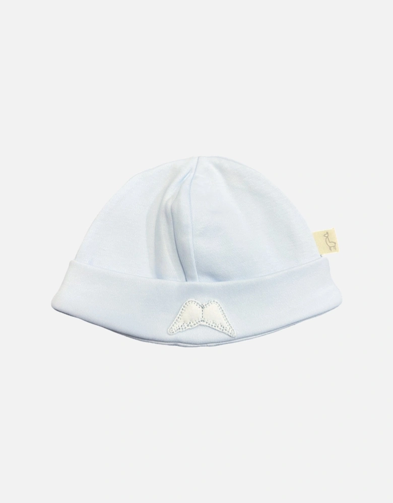 Blue Cotton Angel Wings Hat