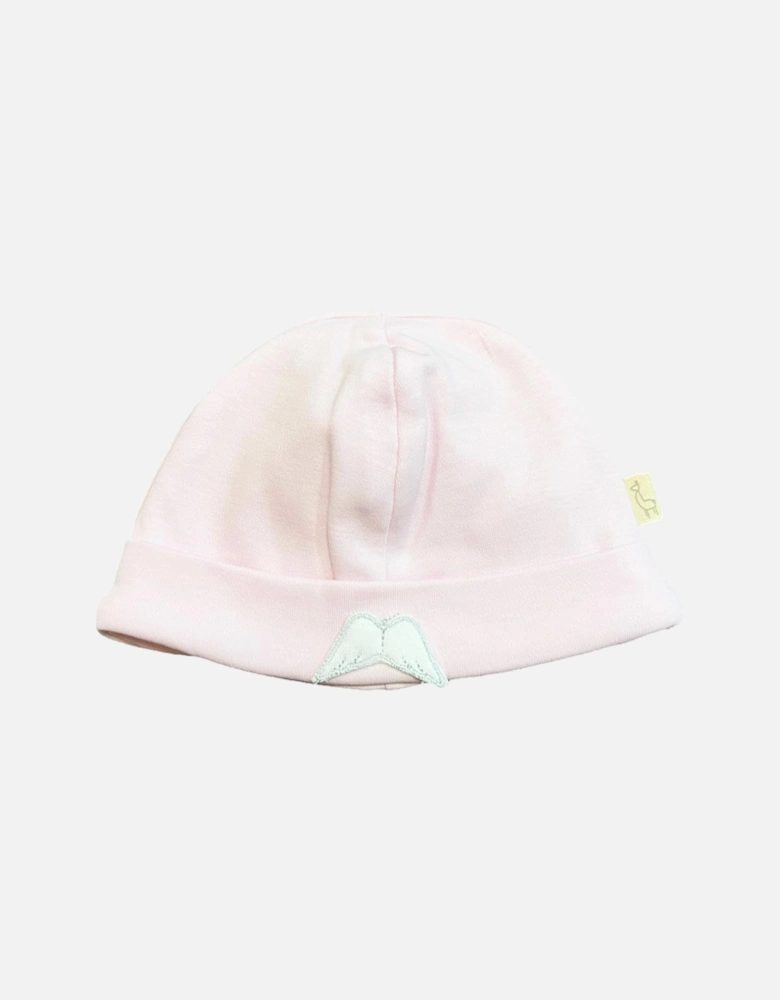 Pink Cotton Angel Wings Hat
