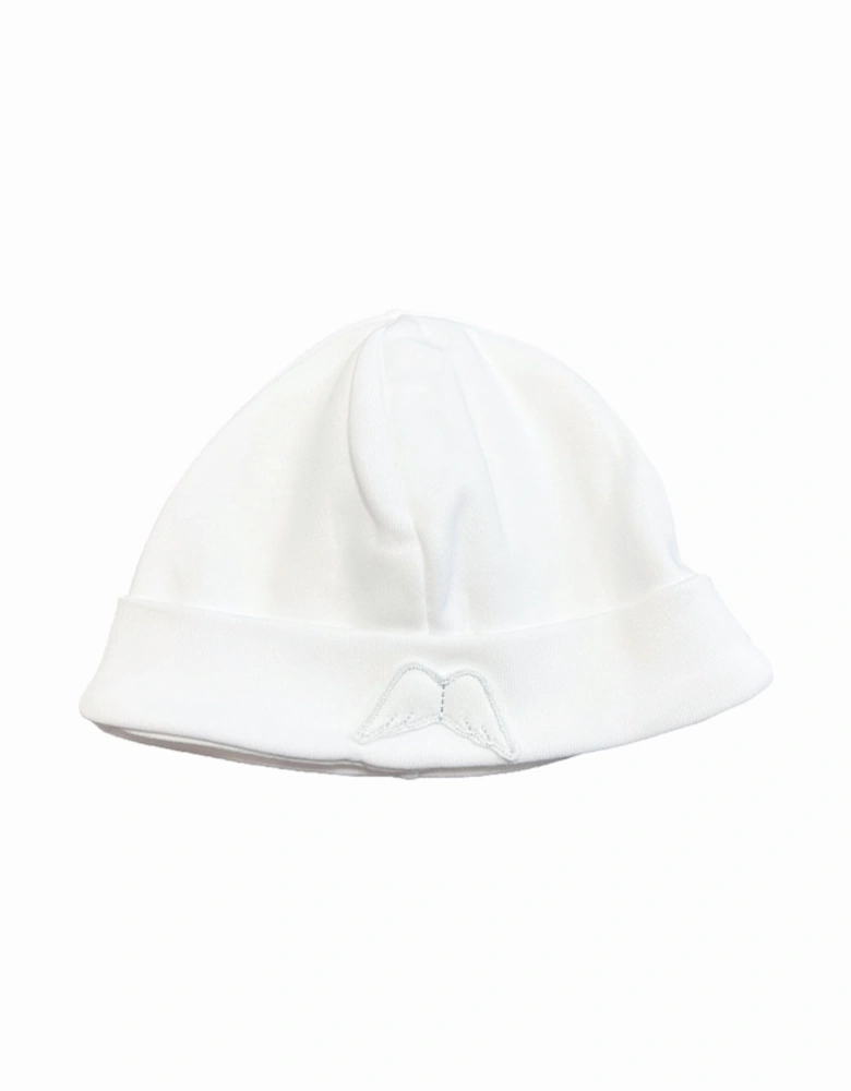 White Cotton Angel Wings Hat