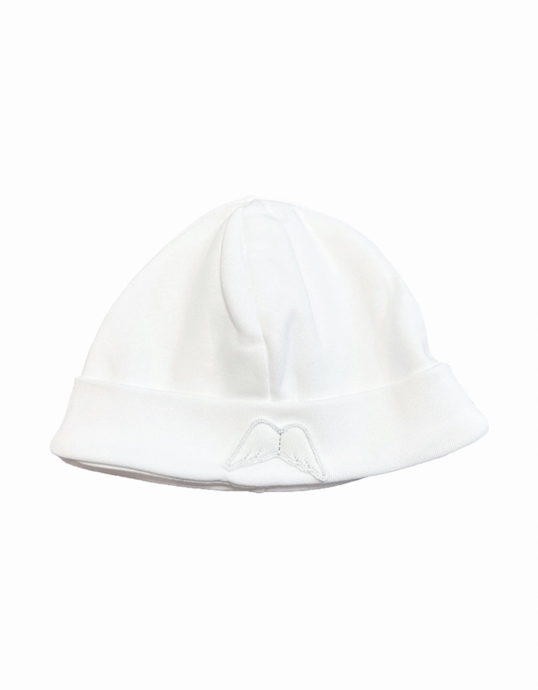 White Cotton Angel Wings Hat, 2 of 1
