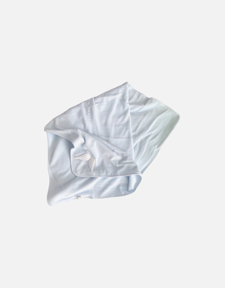 Blue Angel Wing Velour Blanket