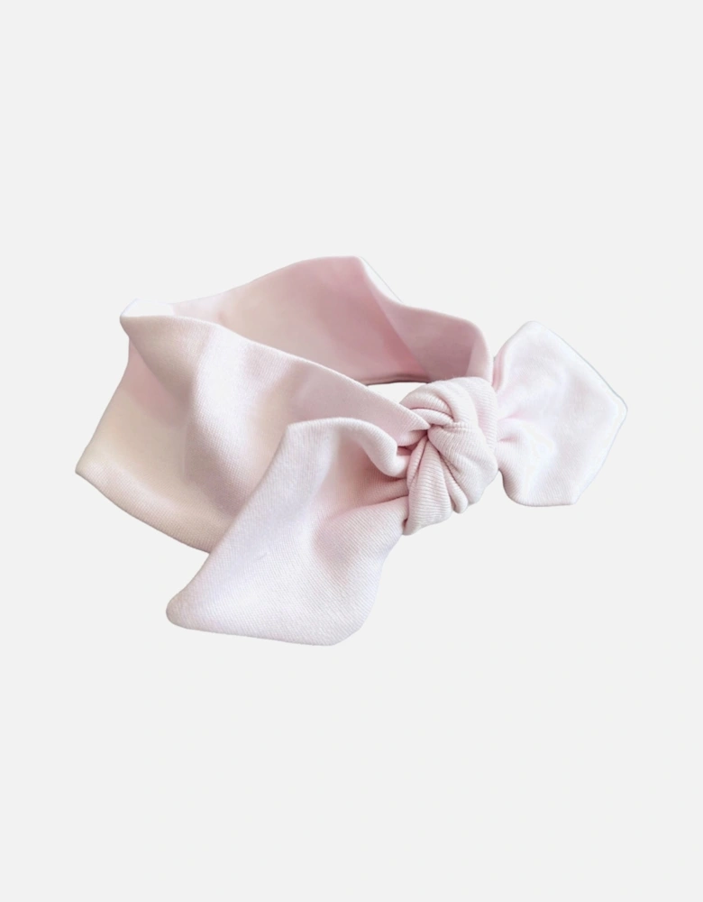 Pink Cotton Bow Headband