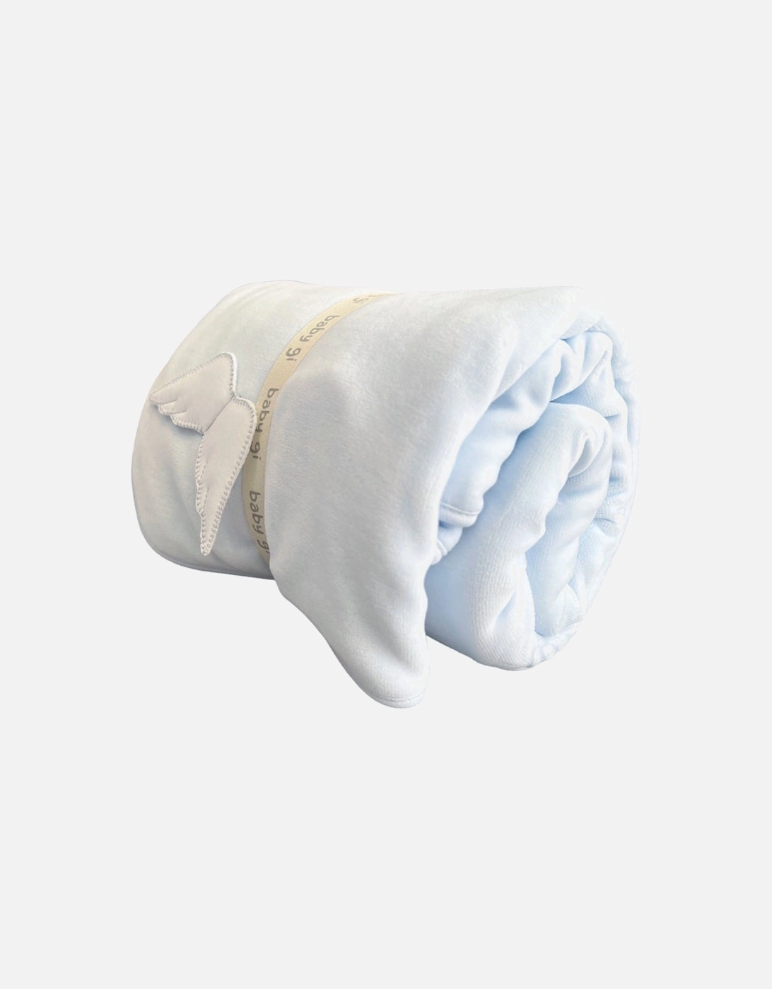 Blue Angel Wing Velour Blanket