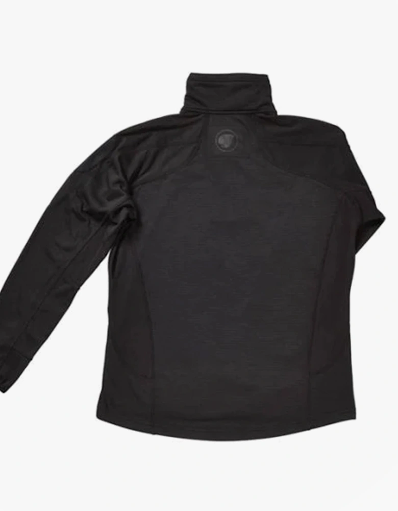 ATS TECH Mens Quarter-Zip Fleece Black