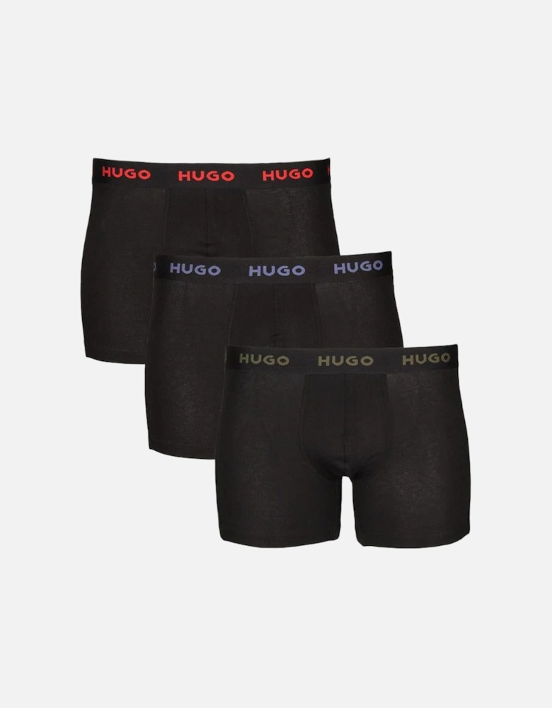 HUGO 3-Pack Boxer Briefs, Black