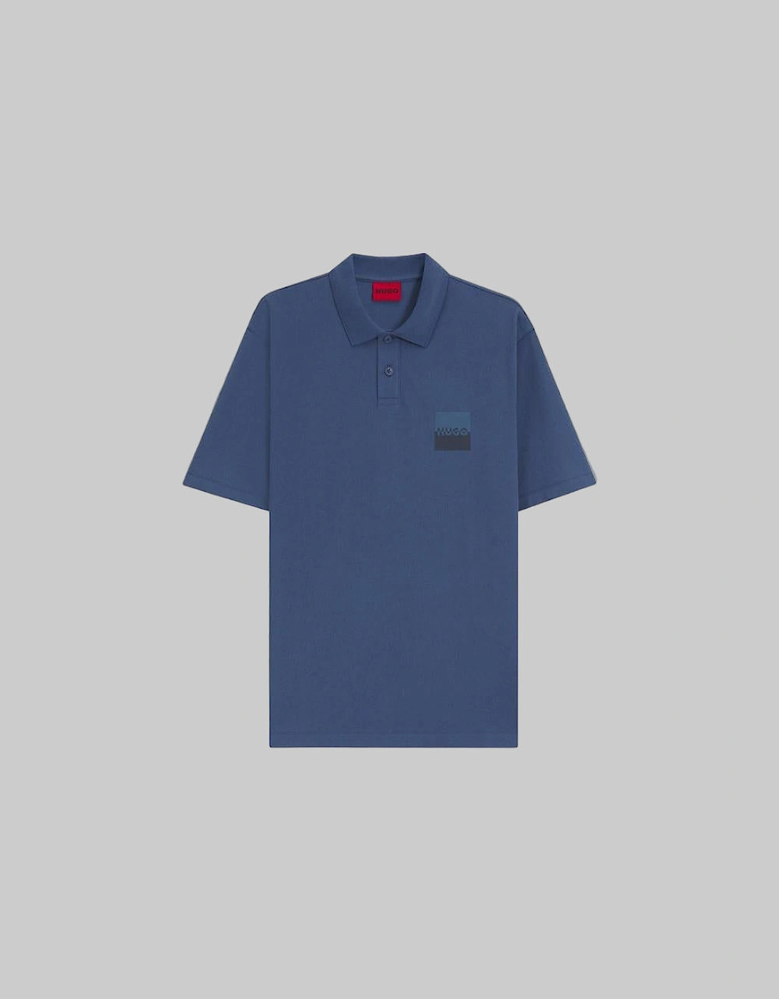 HUGO Dusplity Polo Shirt, Medium Blue, 2 of 1