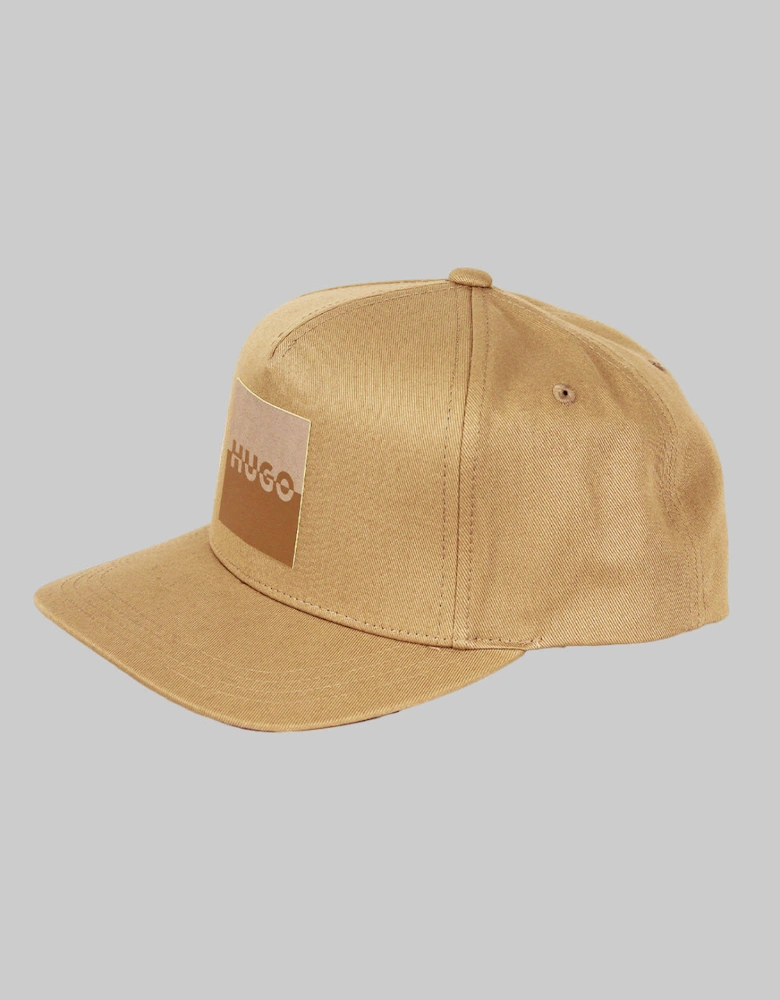 HUGO Marsel Splitted Logo Baseball Cap, Medium Beige