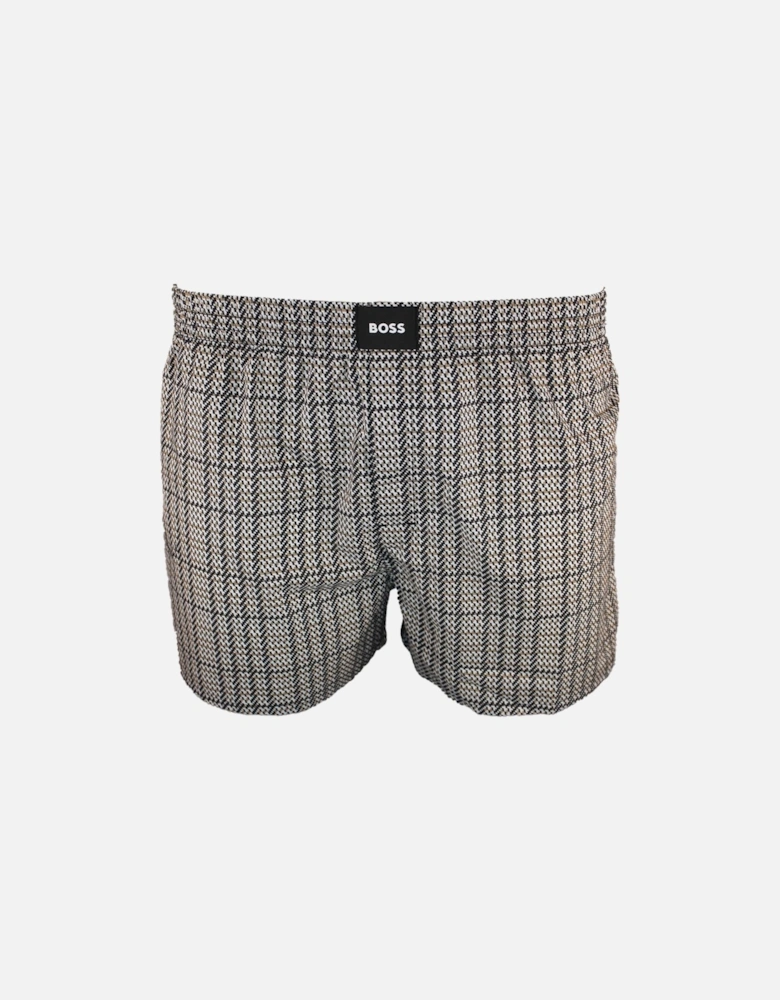 Boss 2-Pack Woven Boxer Shorts, Black, Patterned