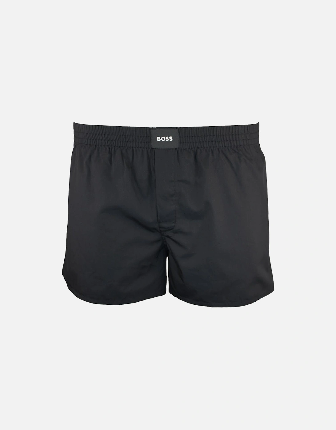 Boss 2-Pack Woven Boxer Shorts, Black, Patterned