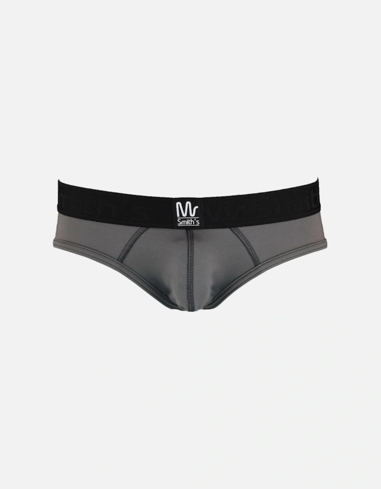 Classic Collection Briefs, Silver Grey
