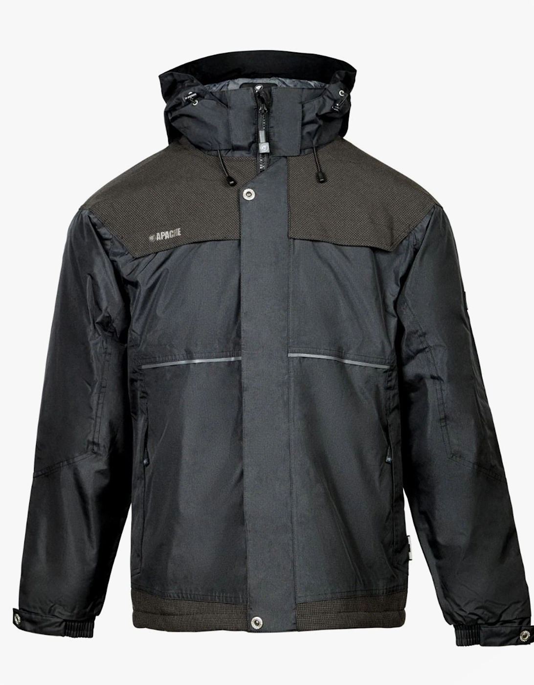 ATS Mens Waterproof Coat Black, 7 of 6