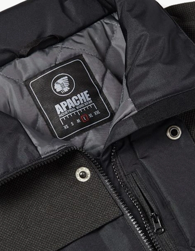 ATS Mens Waterproof Coat Black