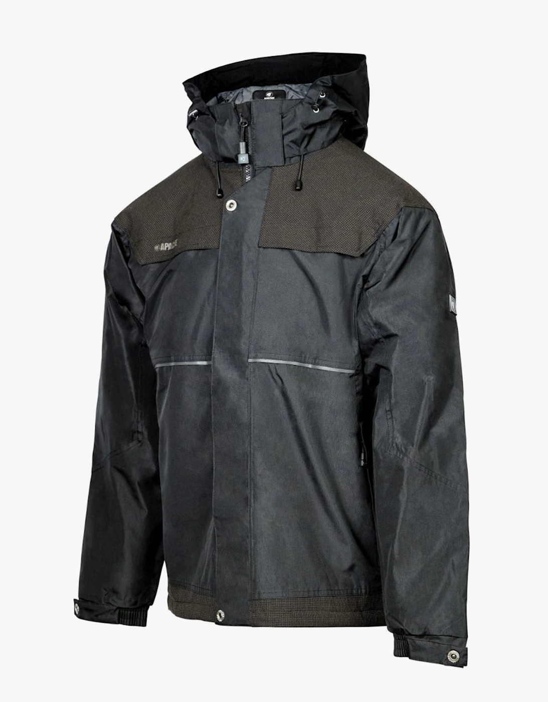 ATS Mens Waterproof Coat Black