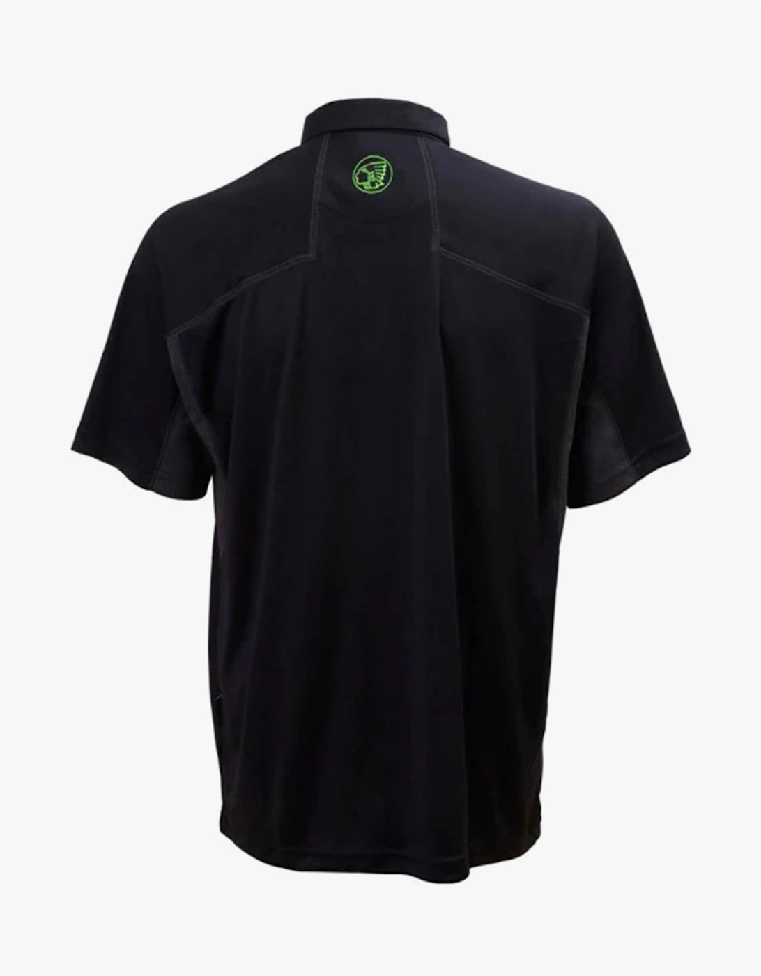 LANGLEY Mens Polo Shirt Black Grey