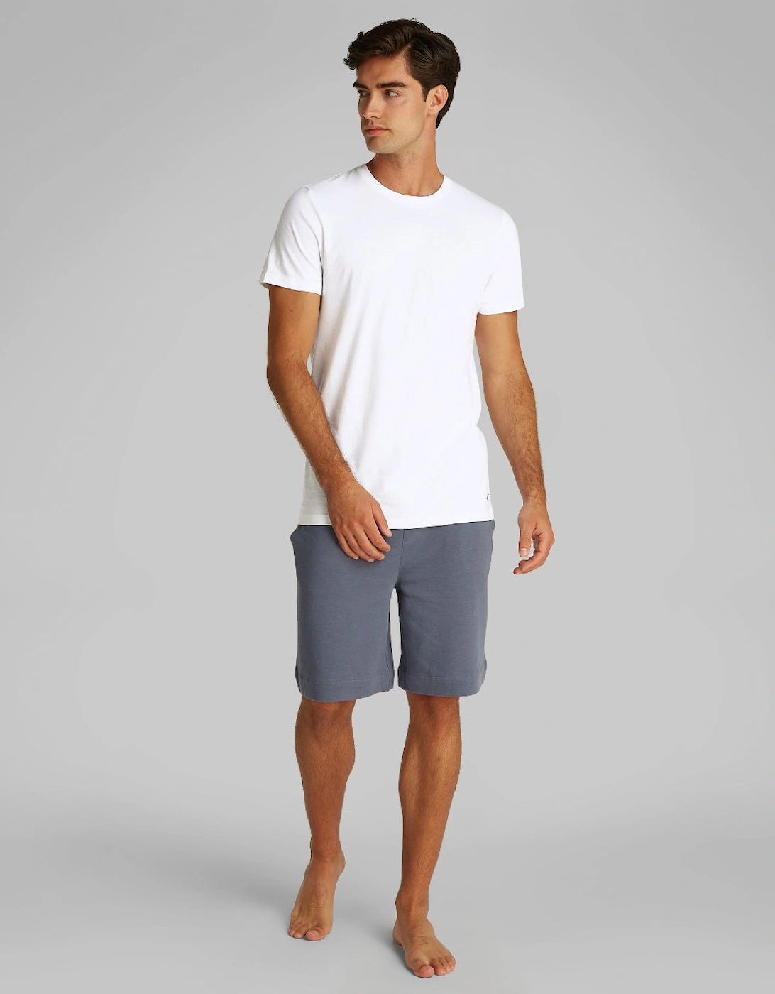 3-Pack 100% Cotton Crew Neck T-Shirts, White