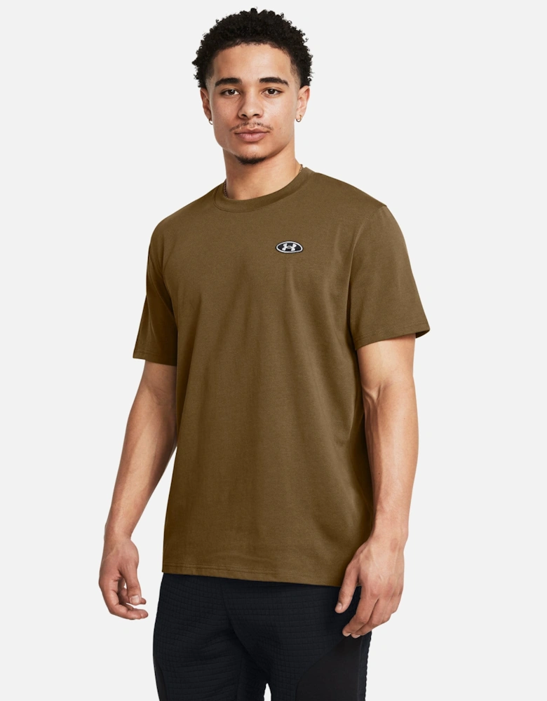 Heavyweight Left Chest Patch Short Sleeve T-Shirt