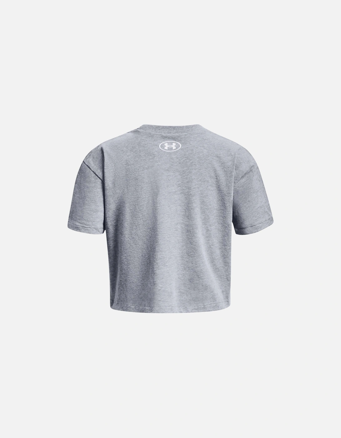 Juniors Crop Sportstyle Logo Short Slevee T-Shirt