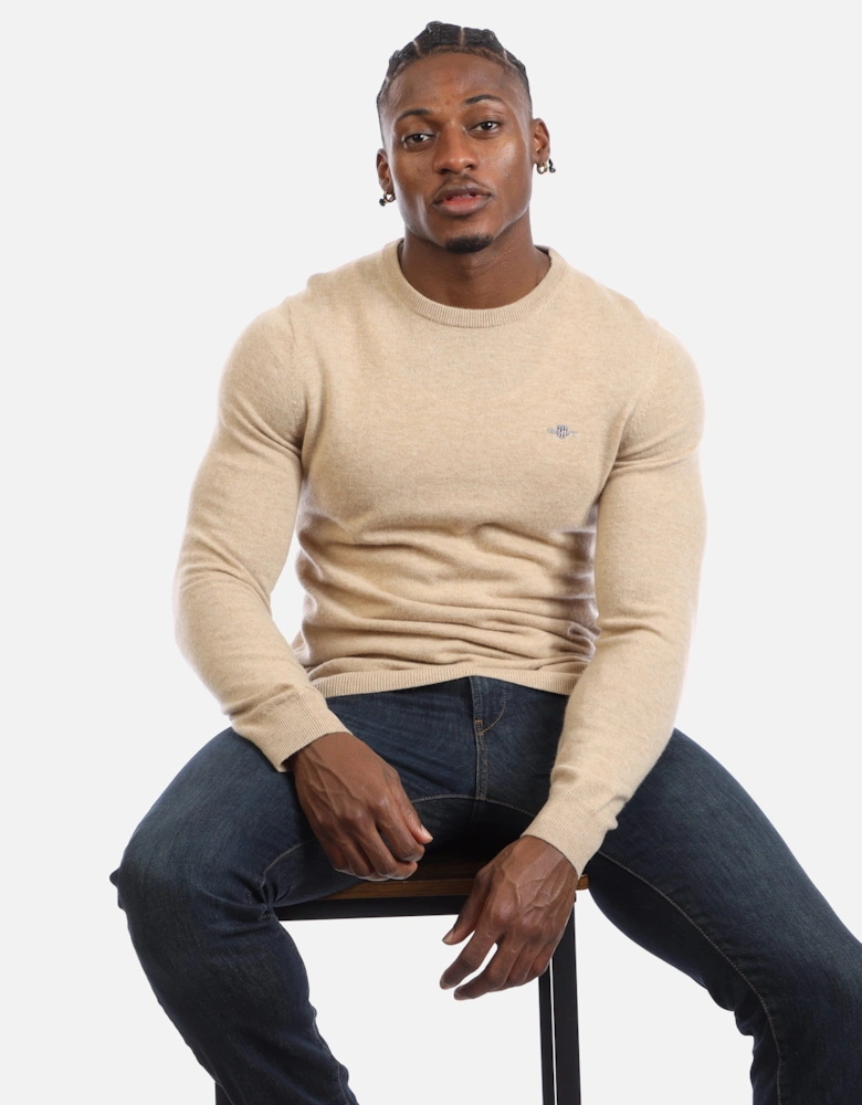Lambswool Blend Crewneck Sweatshirt