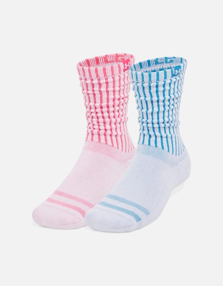 Sportstyle Cotton Scruch 2 Pack Crew Socks