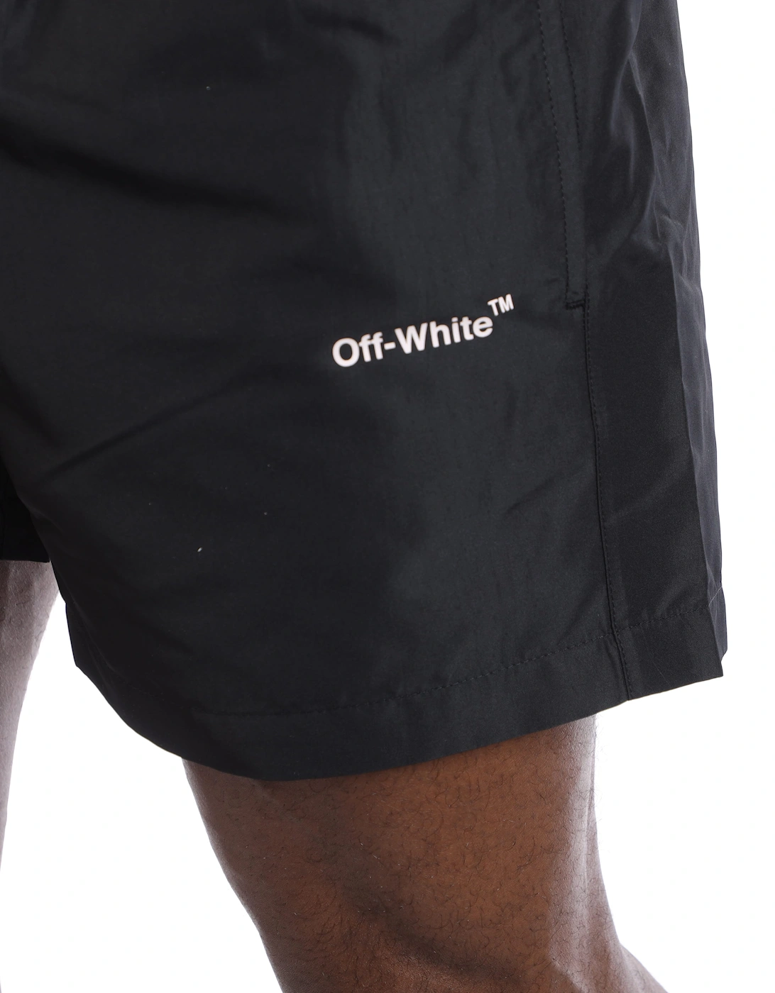 Diagonal Outline Swim Shorts
