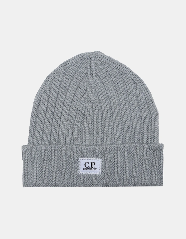 Extrafine Merino Wool Logo Beanie