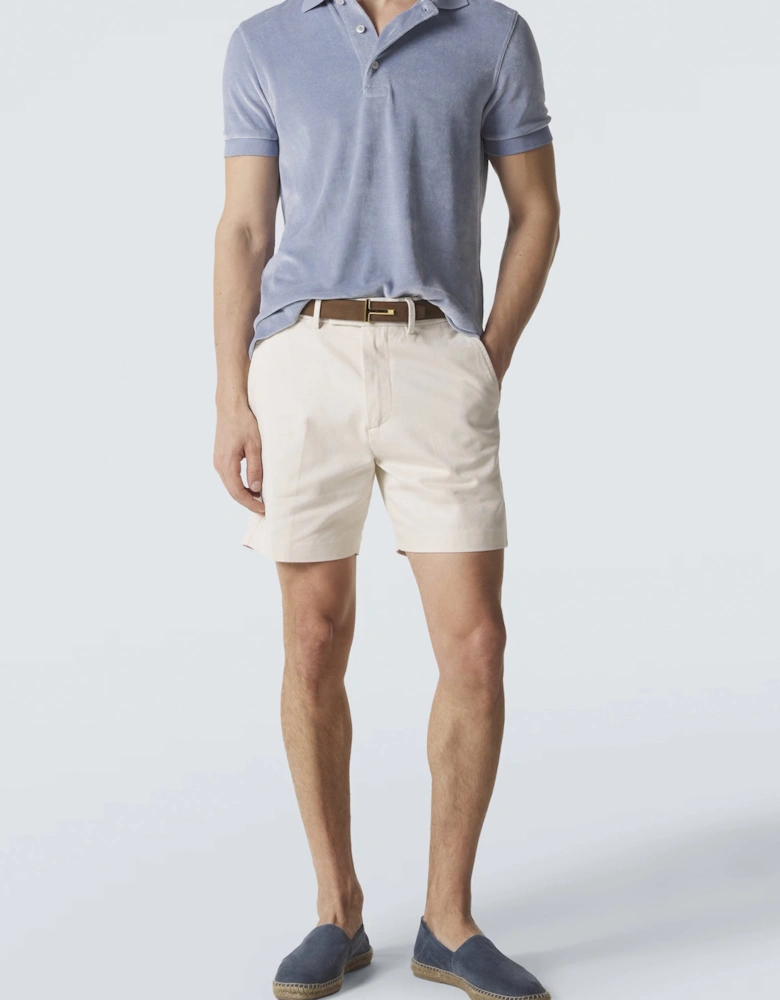 Modal Velour Polo Light Blue