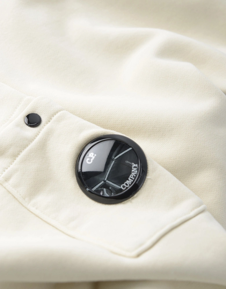 Diagonal Sweatshirt Cream