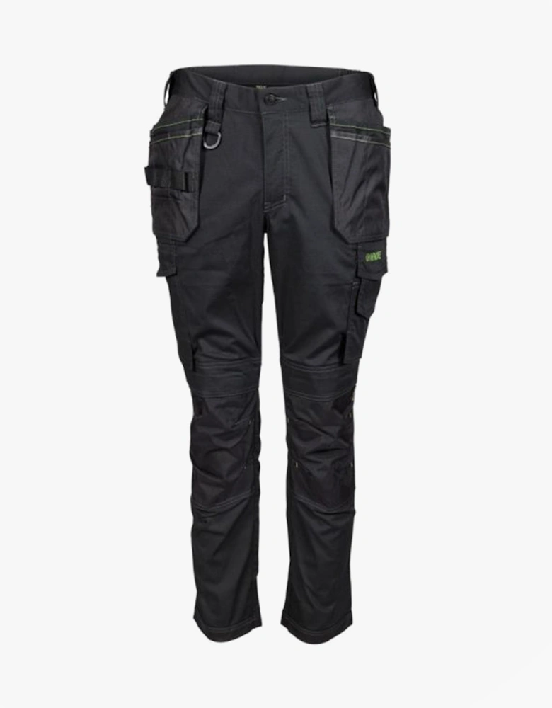 SUDBURY Mens Trousers Black