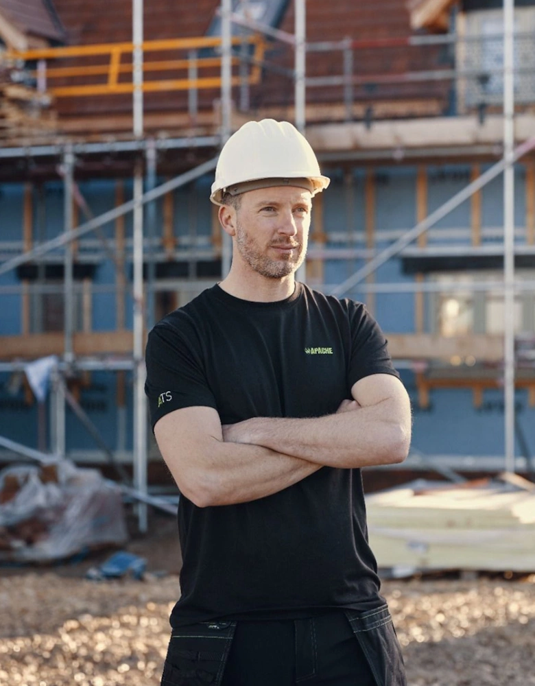 DELTA Mens Workwear T-Shirt Black