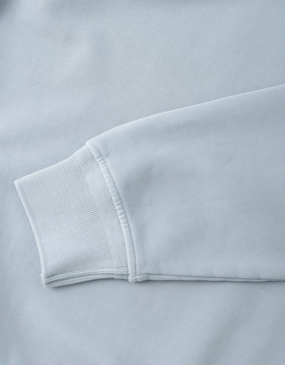 Diagonal Fleece Sweatshirt Blue