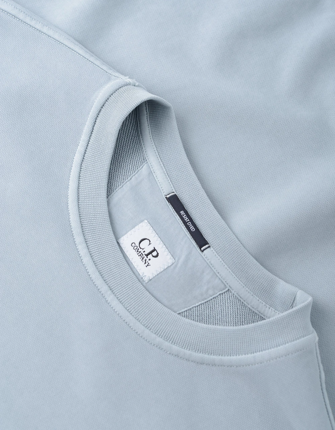 Diagonal Fleece Sweatshirt Blue