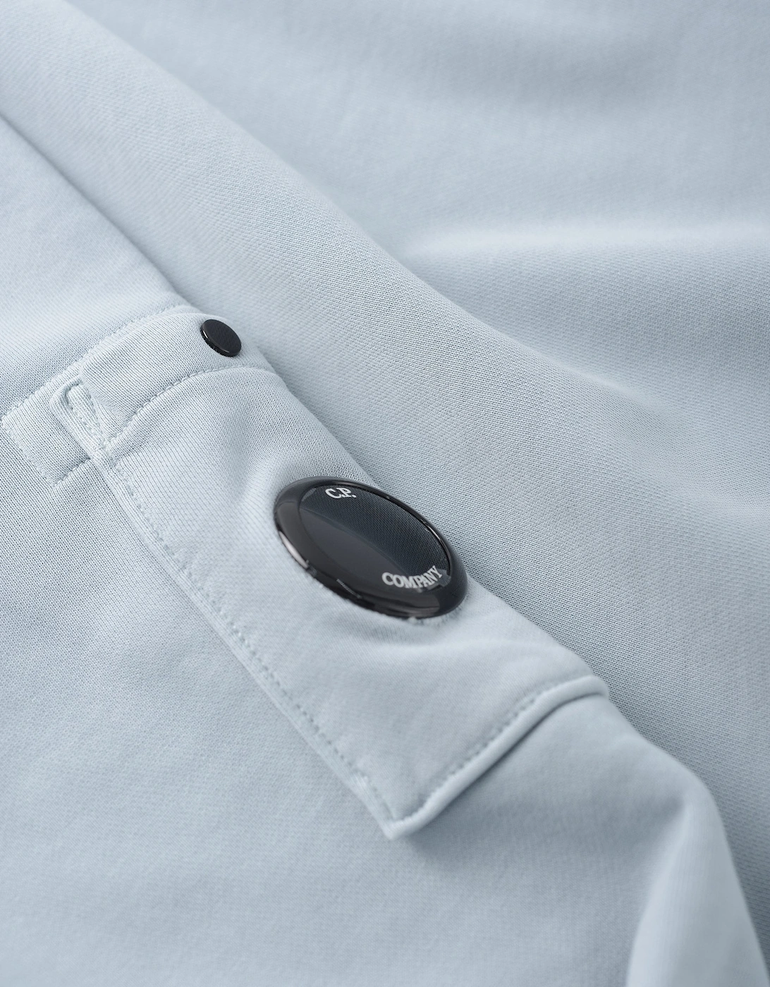 Diagonal Fleece Sweatshirt Blue