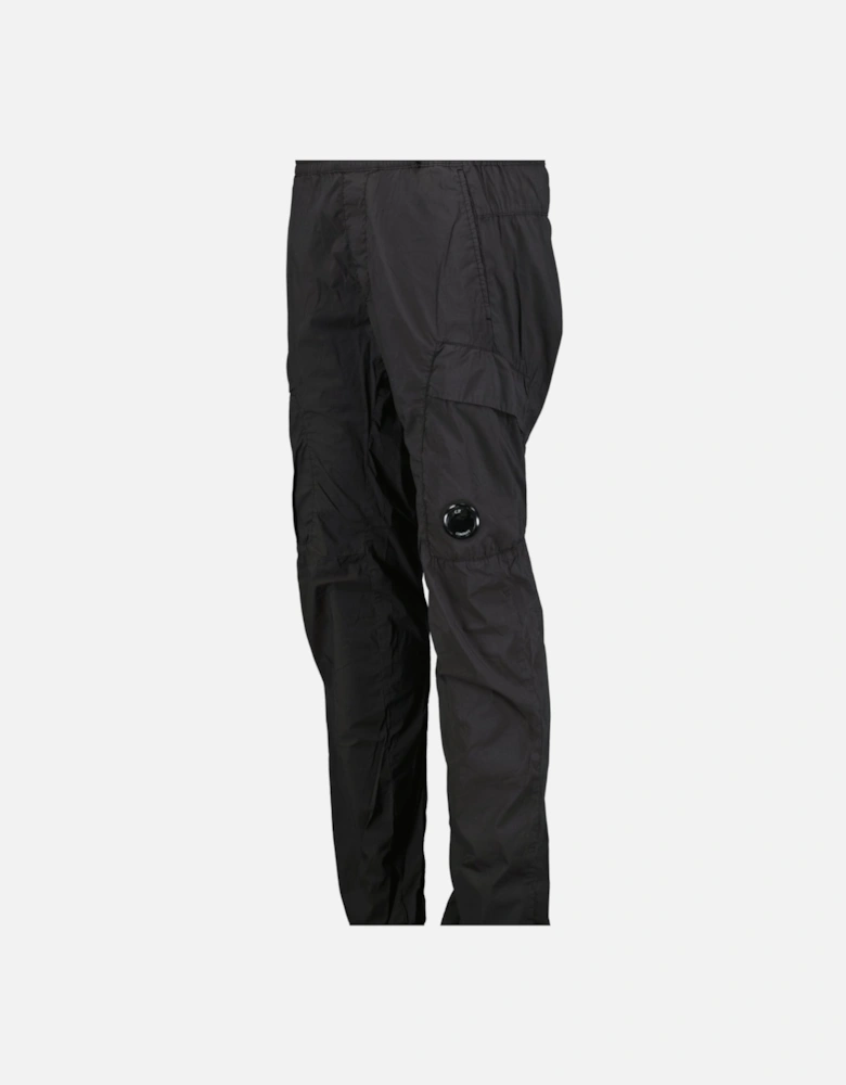 Lens Cuffed 50 Fili Stretch Cargo Pants Black