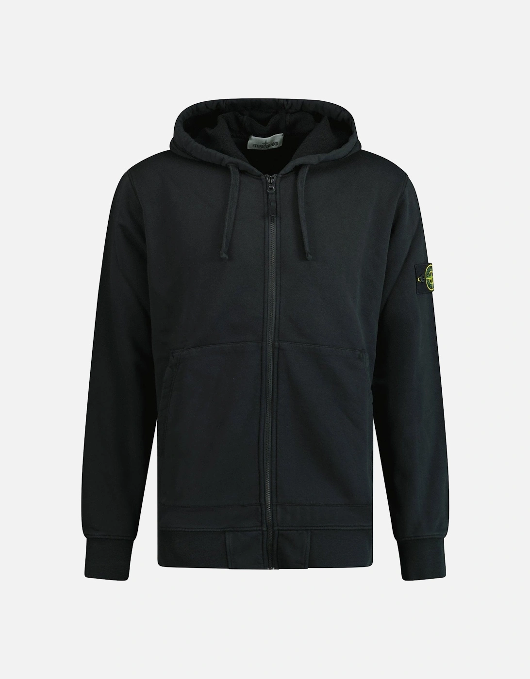 Zip Hooded Sweatshirt Black, 4 of 3