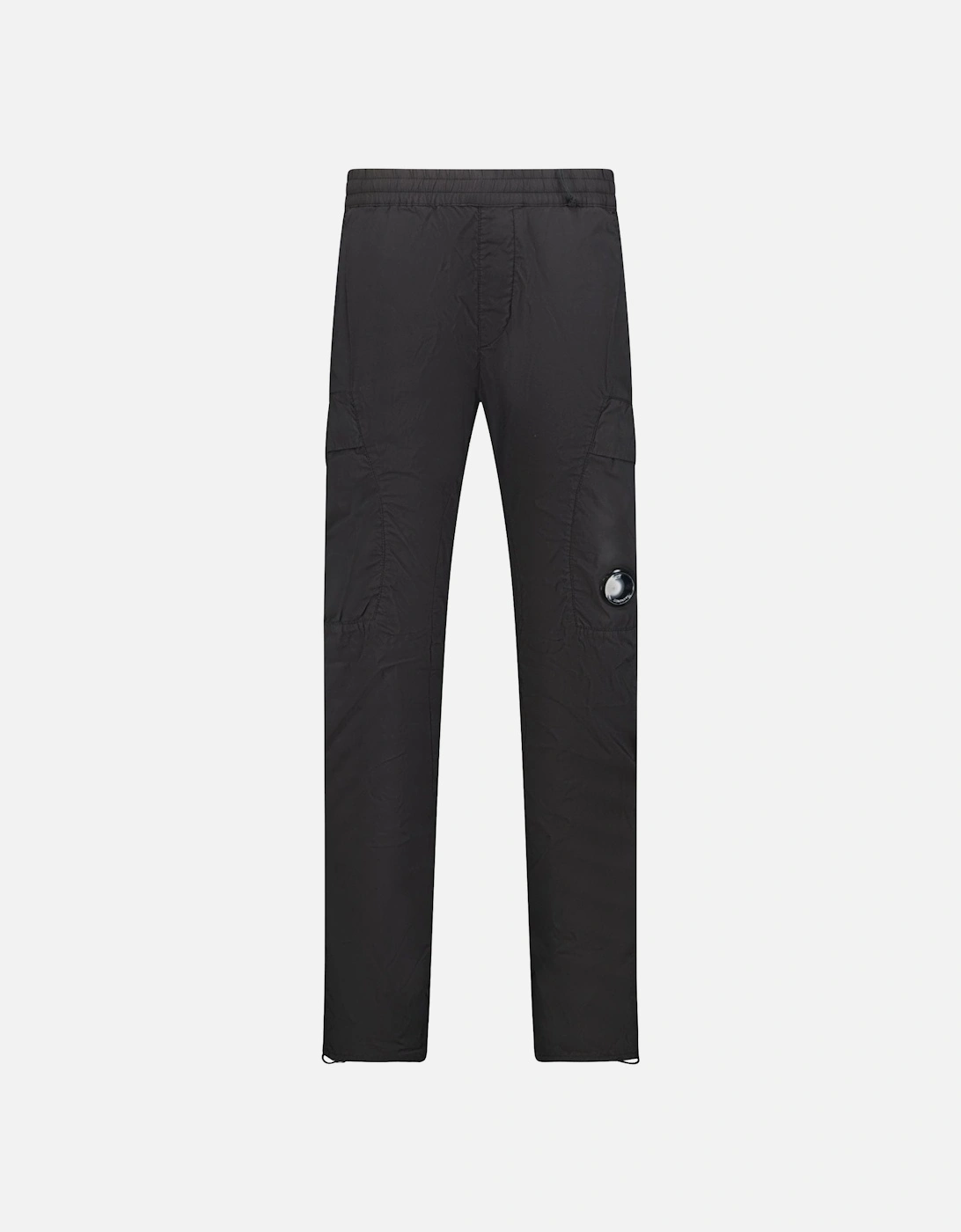 Lens Cuffed 50 Fili Stretch Cargo Pants Black, 4 of 3