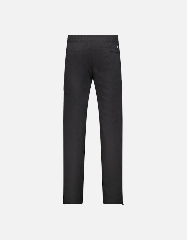 Lens Cuffed 50 Fili Stretch Cargo Pants Black
