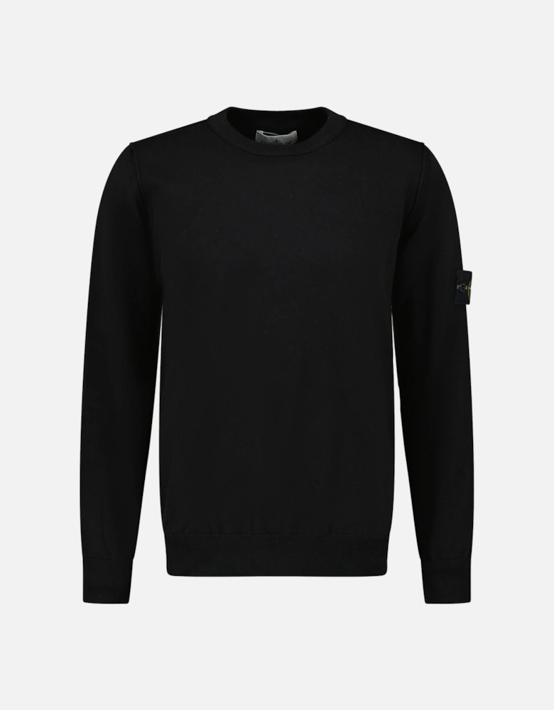 Crew Neck Jumper Black