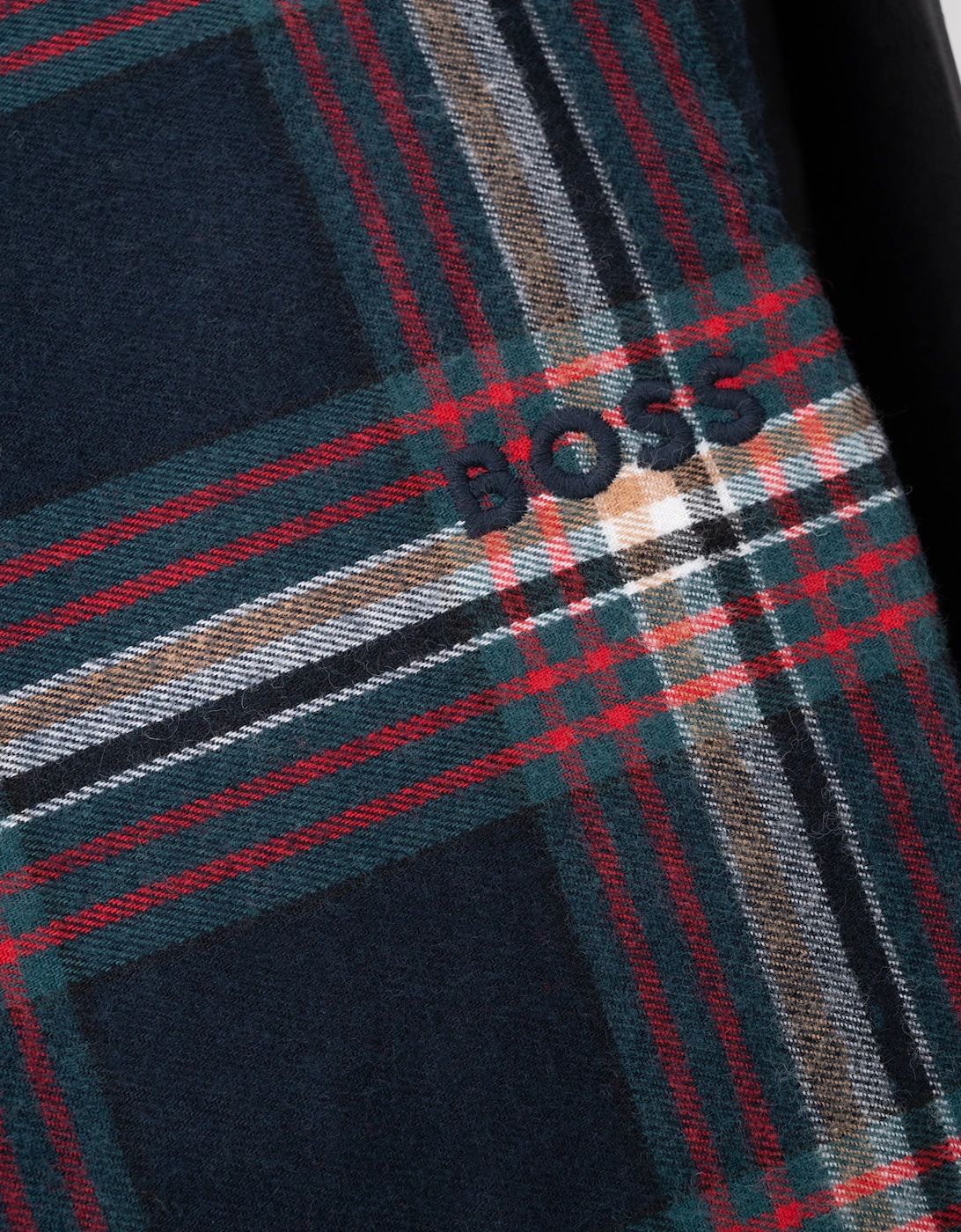 BOSS Orange Mens Holiday Long Pyjama Set - Open Blue 460