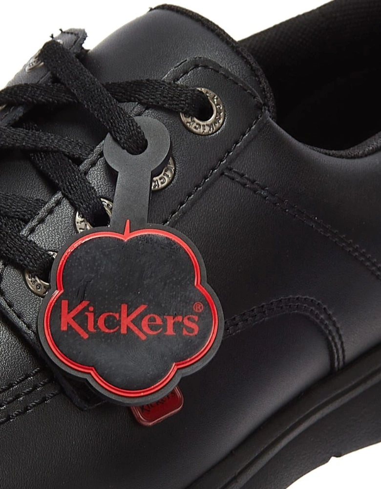 Kelland Lace Lo Black Leather Shoes