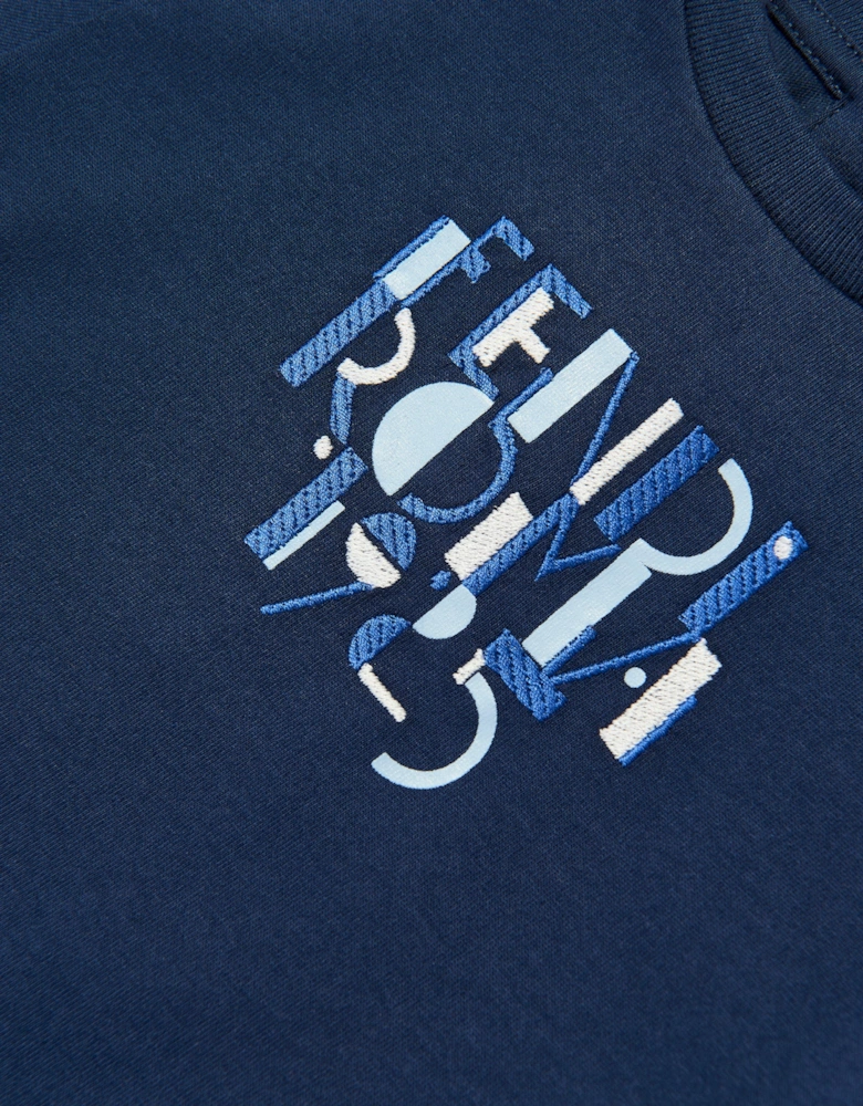 Baby Logo T-Shirt in Navy
