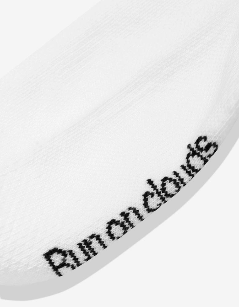 Running Kids Logo 3 Pack Socks Set in White